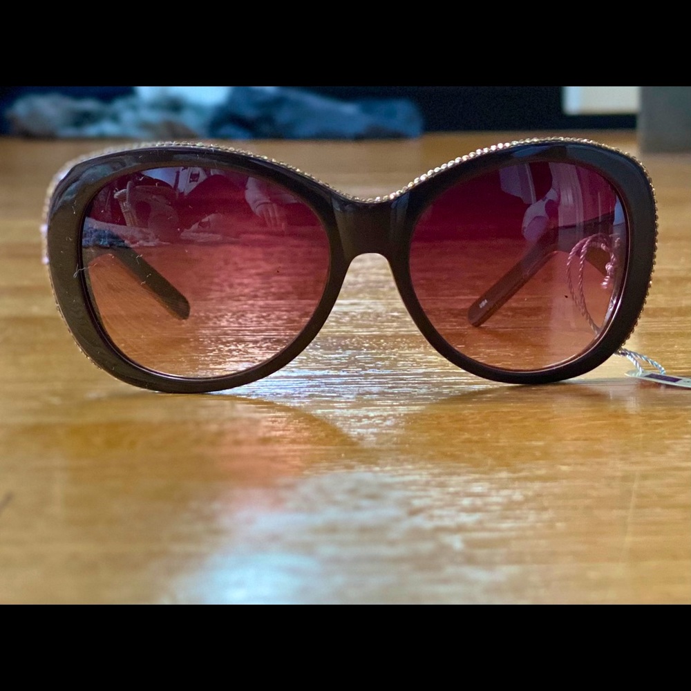 Jimmy Crystal Swarovski crystal trim sunglasses